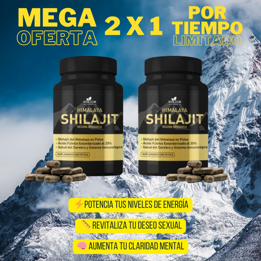 Shilajit Cápsulas (60 caps) 2x1